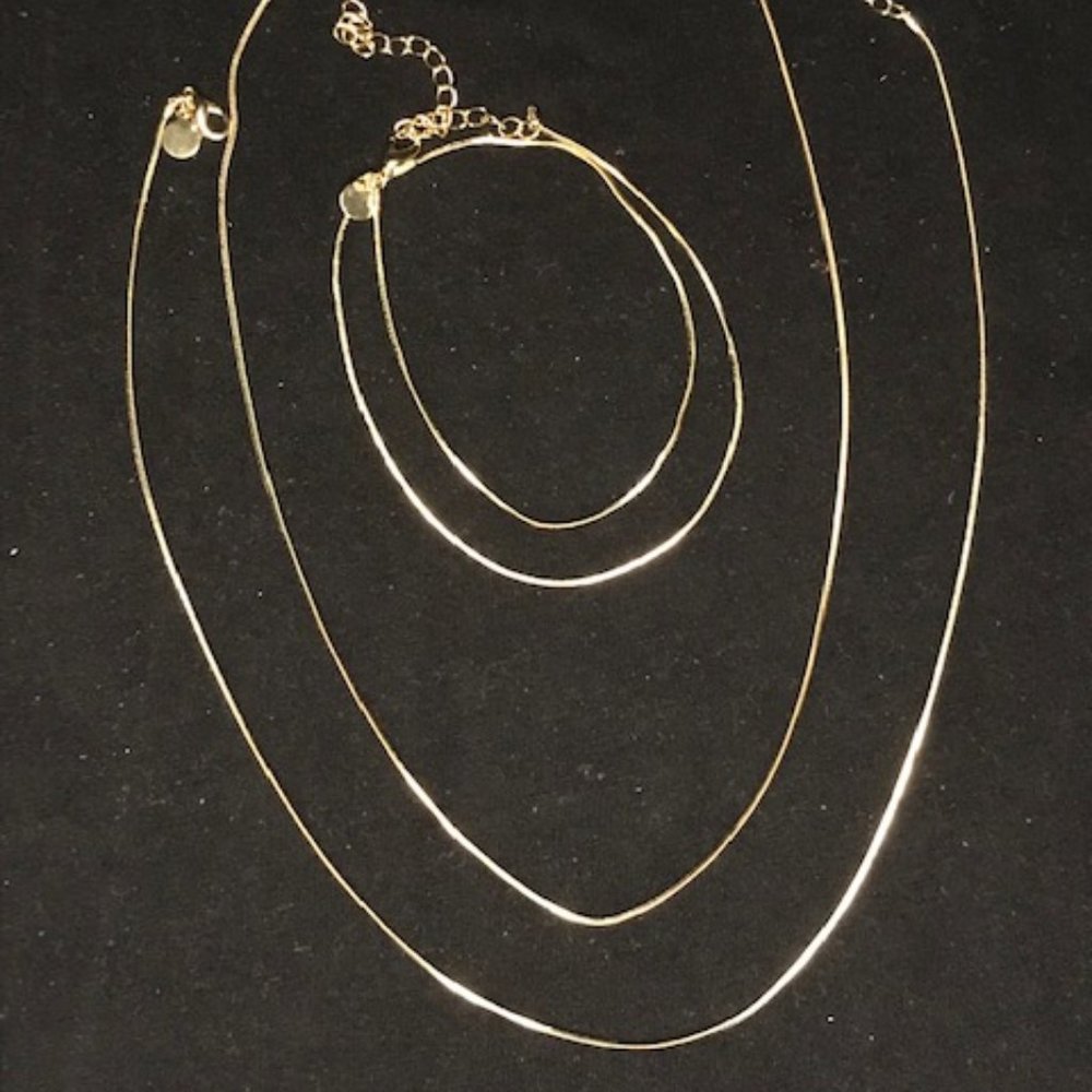 14K Yellow Gold Plated 1.2MM Snake Chain 18 - 20